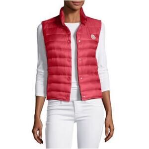 Moncler Liane Gilet Down Vest in Pink